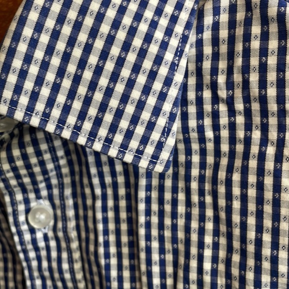 Thomas Pink of Jermyn street London size 14.5 slim fit seersucker shirt - Picture 4 of 8